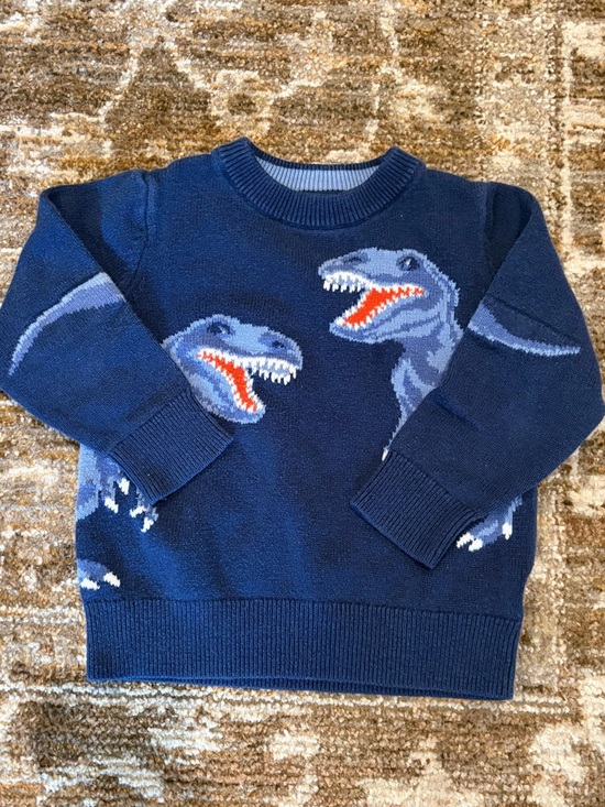 GAP Other - Baby GAP blue dinosaur sweater T. rex 2T